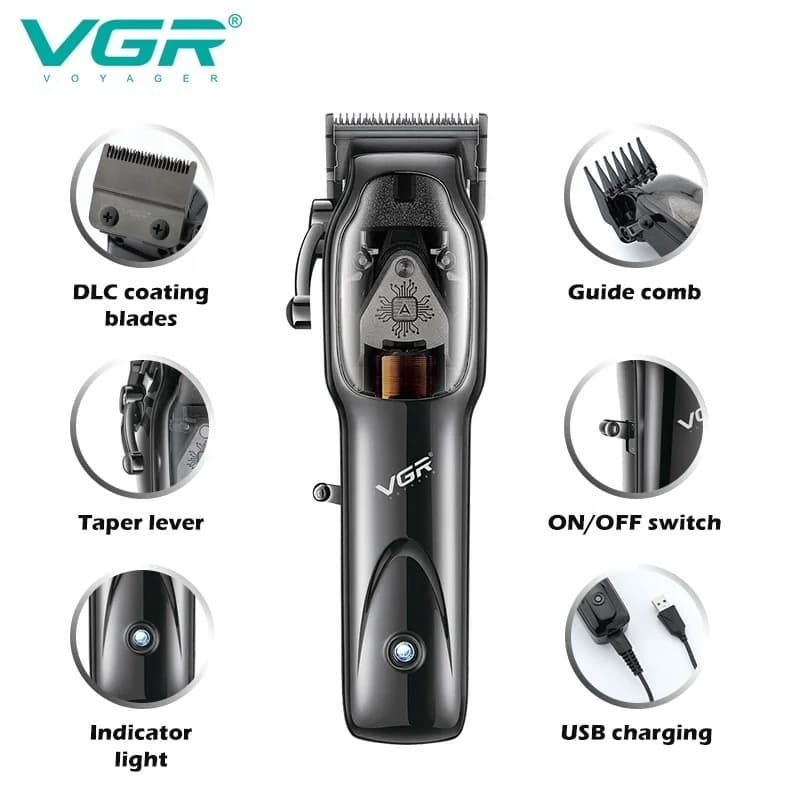 ماشین اصلاح وی جی ار مدل VGR V-653 — تصویر ۴