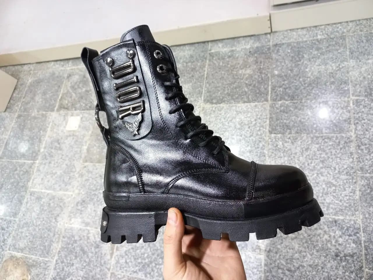 بوت رویه چرم صنعتی‌ کد 4810 — تصویر ۲