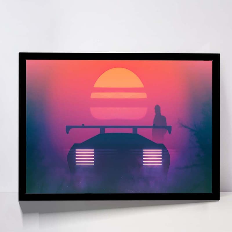 تابلو مدل retrowave کد F-15026