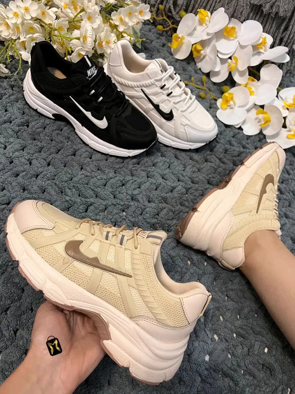 کفش اسپرت مدل NIKE (کرم) کد 4774