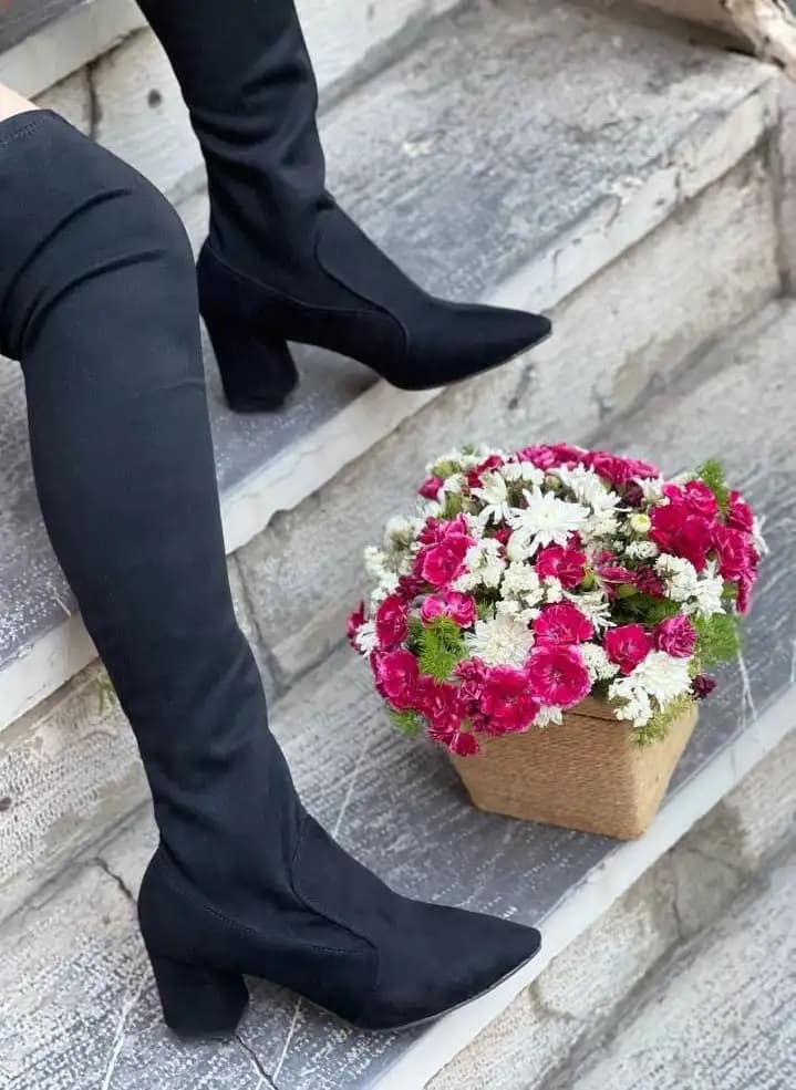 بوت جورابي سوییت پاشنه 5 سانت کد 4767