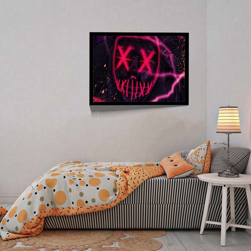 تابلو مدل red mask neon کد F-15016 — تصویر ۸