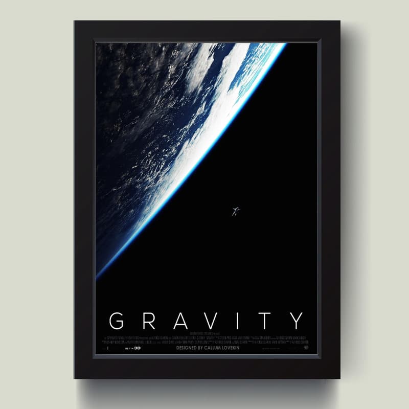 تابلو مدل Gravity پوستر فیلم کد ICC-S09