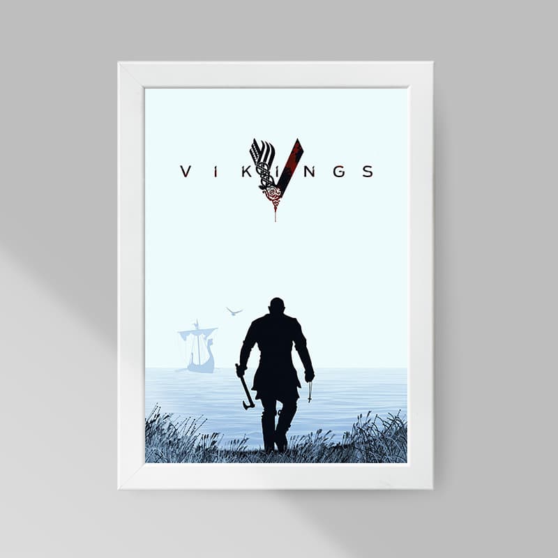 تابلو صبا طرح مدل دکوراتیو Vikings کد G1035w — تصویر ۲