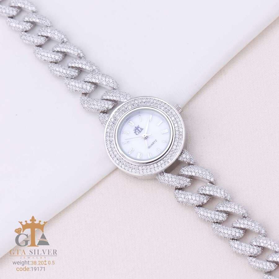 ساعت نقره GTA طرح کارتیر کد 19171