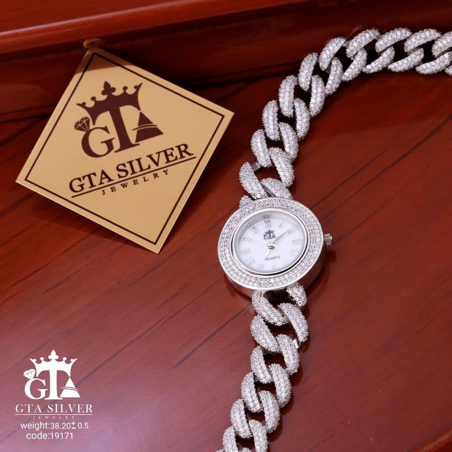 ساعت نقره GTA طرح کارتیر کد 19171 — تصویر ۳