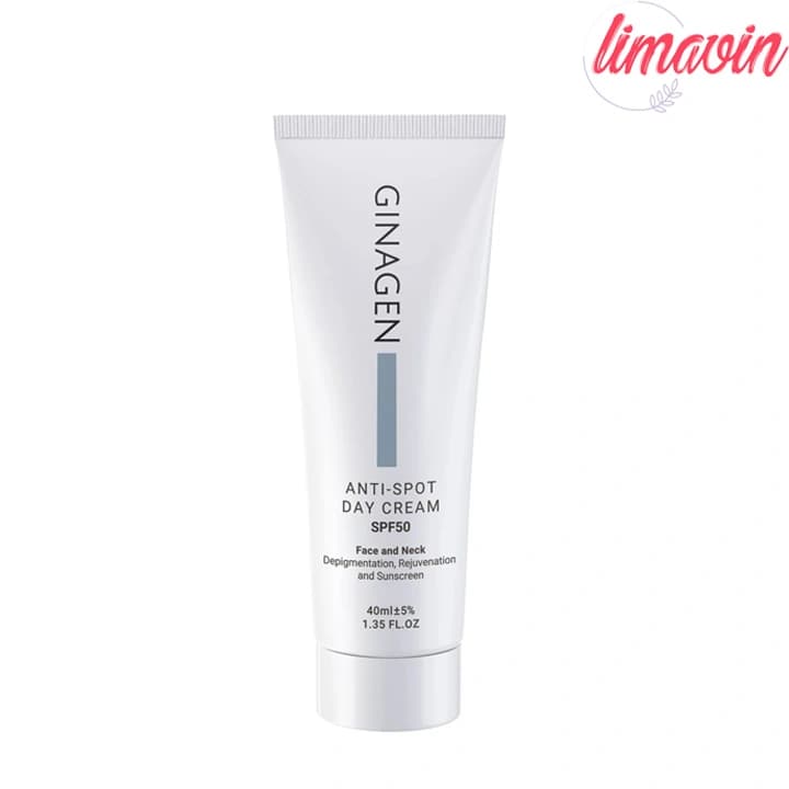 کرم ضد آفتاب بدون رنگ ژیناژن SPF 50 مدل Anti Spot ‌مناسب انواع پوست حجم 40 میلی‌لیتر