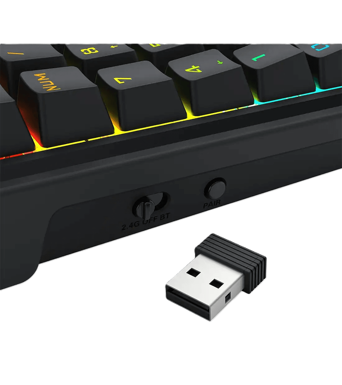 نام پد مکانیکال ردراگون مدل K733 RGB — تصویر ۵