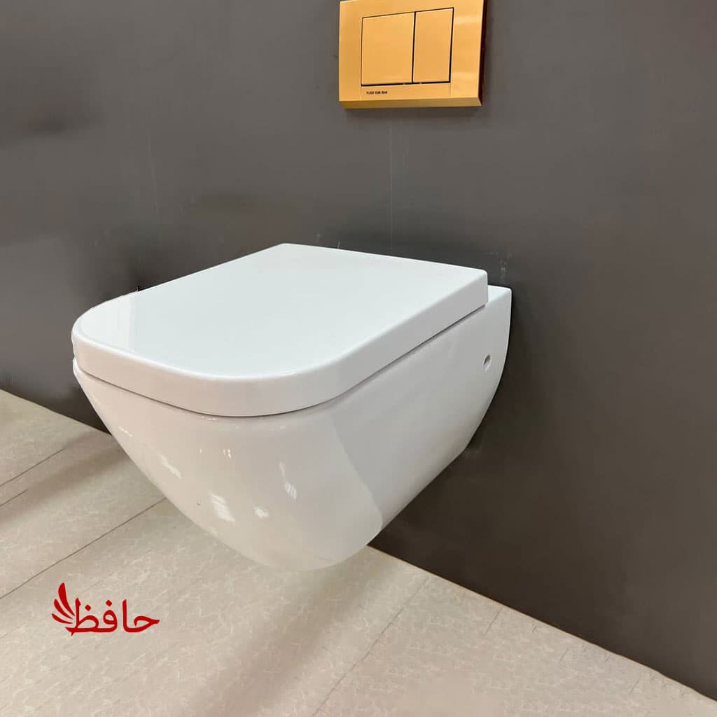 توالت فرنگی وال هنگ مروارید مدل کاپریس درجه 2 — تصویر ۳