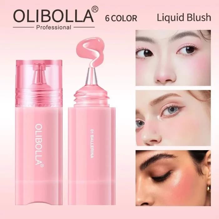 رژ گونه مایع دکمه ای اولی بولا Olibolla — تصویر ۴
