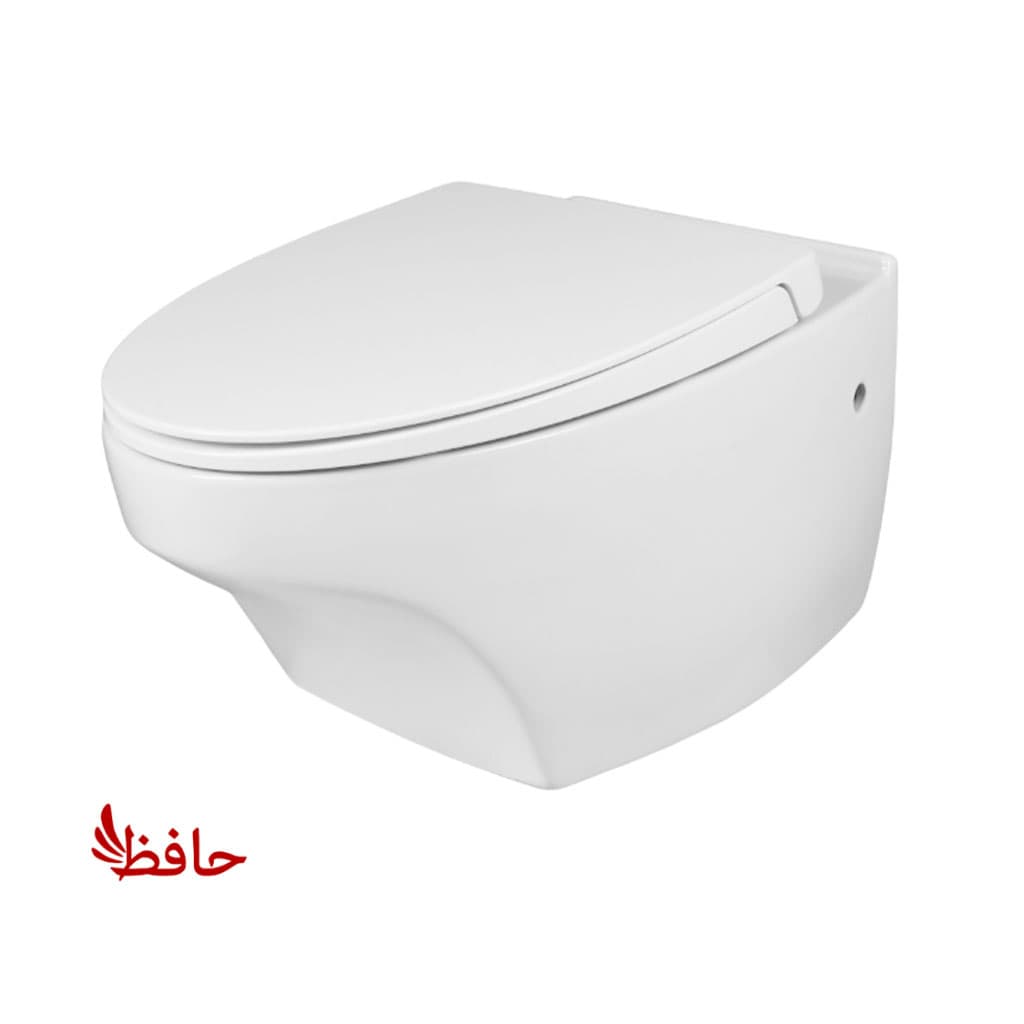 توالت فرنگی وال هنگ مروارید مدل مگا درجه 1 — تصویر ۲