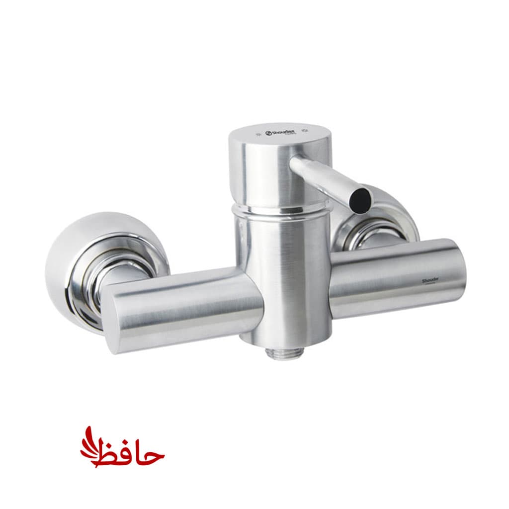 شیر توالت شودر مدل موناکو پلاس کروم مات