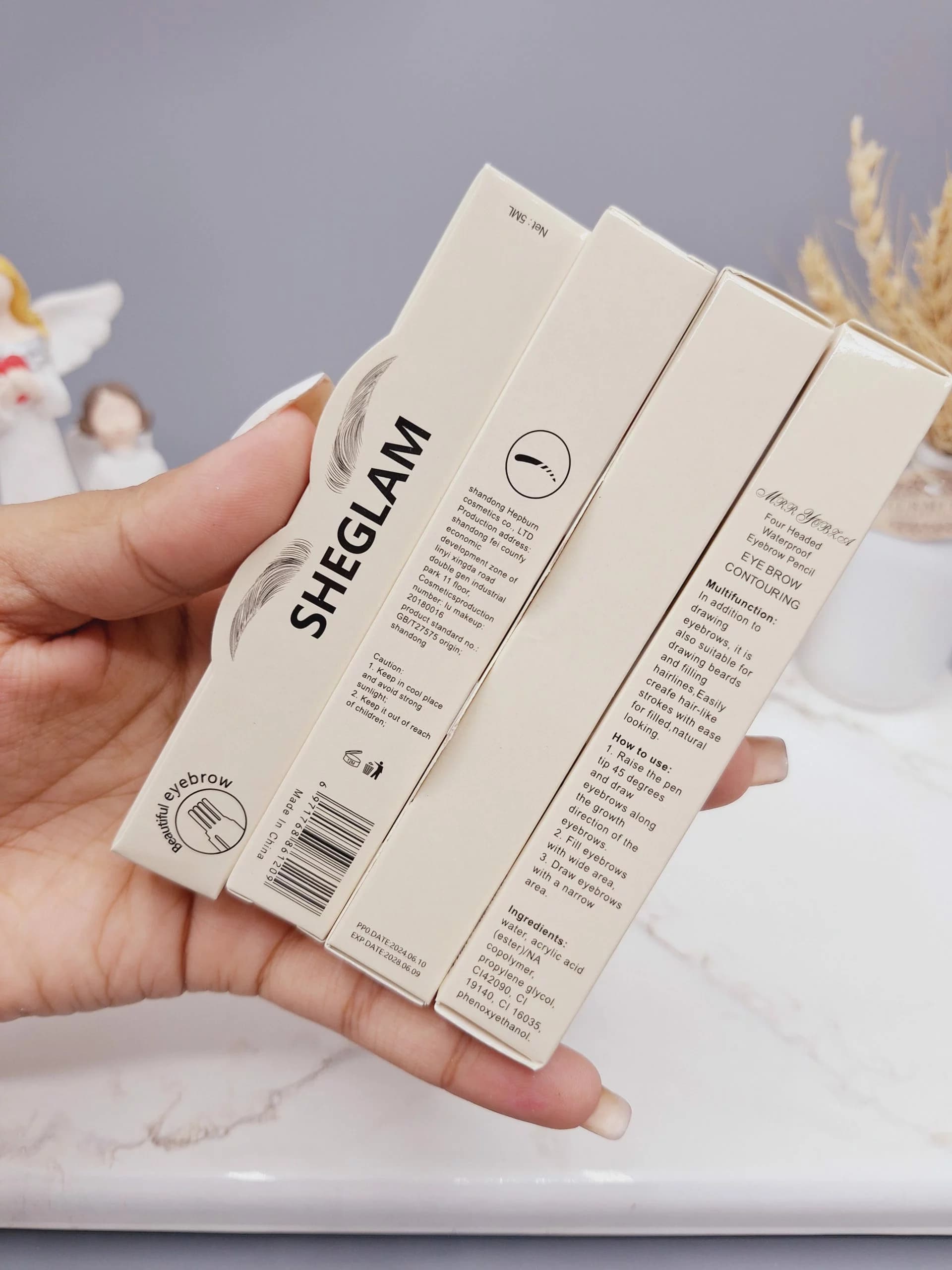 هاشور ابرو 4 خطه شیگلم SHEGLAM — تصویر ۳