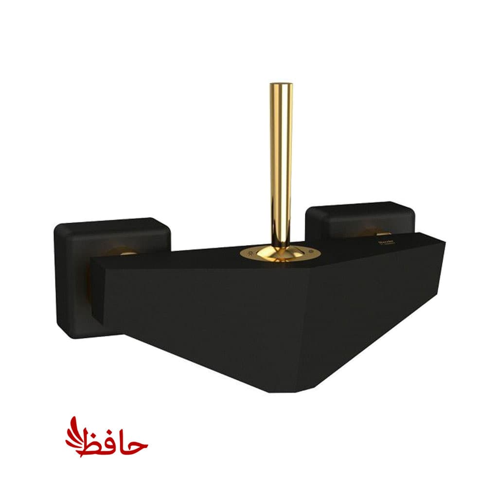 شیر توالت شودر مدل تیفانی مشکی طلایی