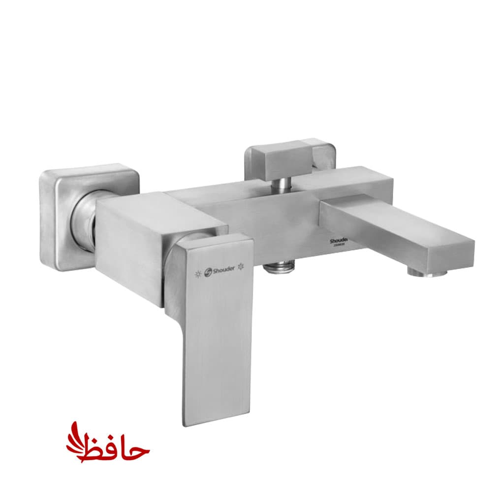 شیر حمام شودر مدل اروپا کروم مات