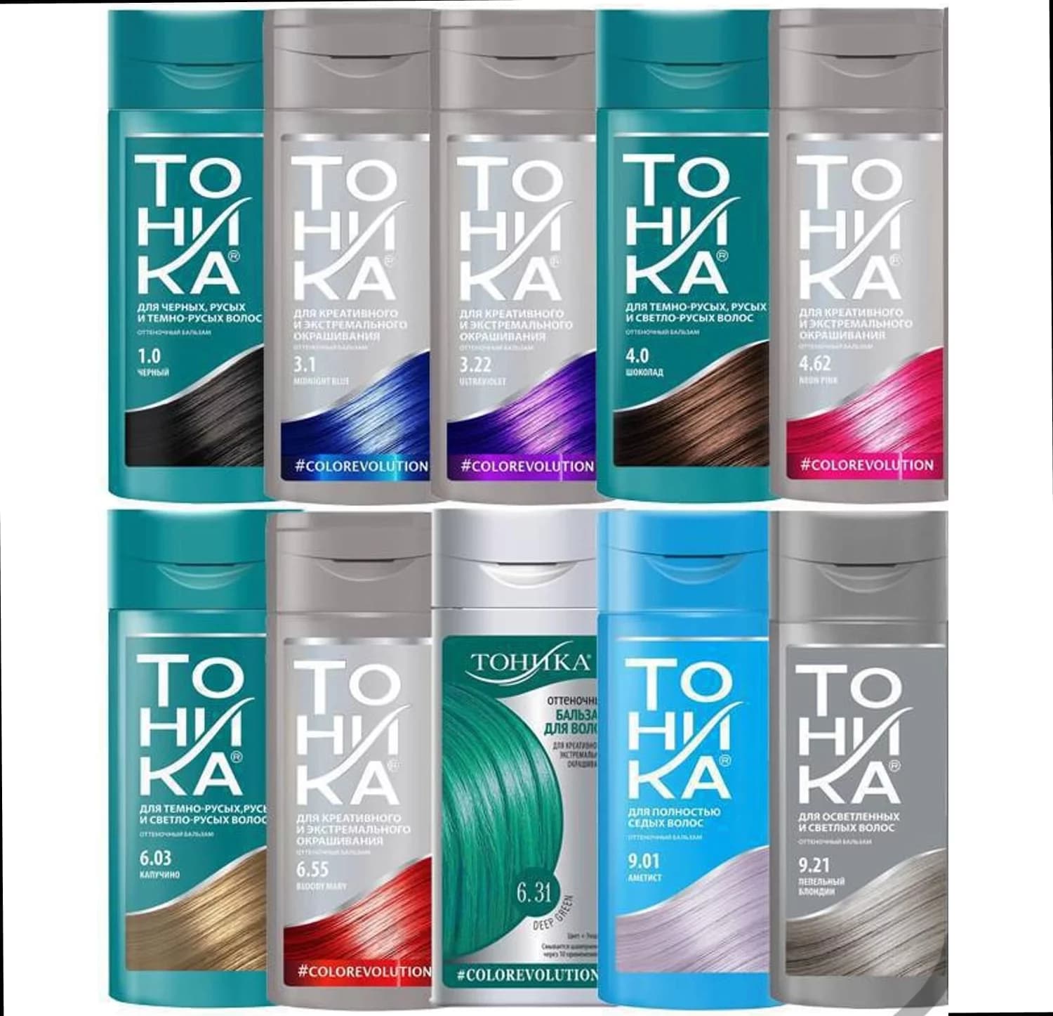 شامپو رنگ تونیکا TOHNKA