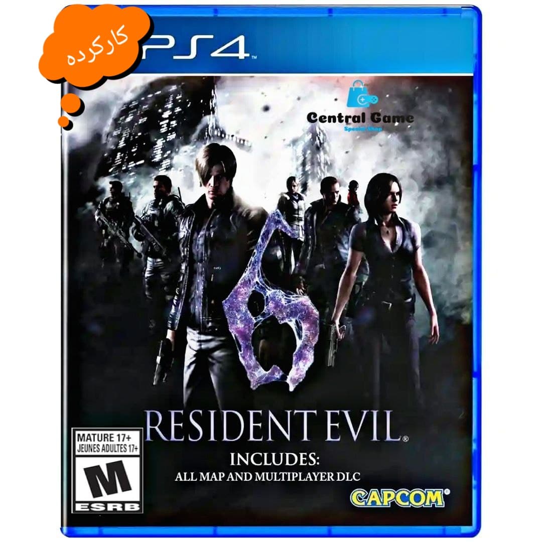 دیسک بازی Resident Evil 6 Ps4 ریجن آل کارکرده