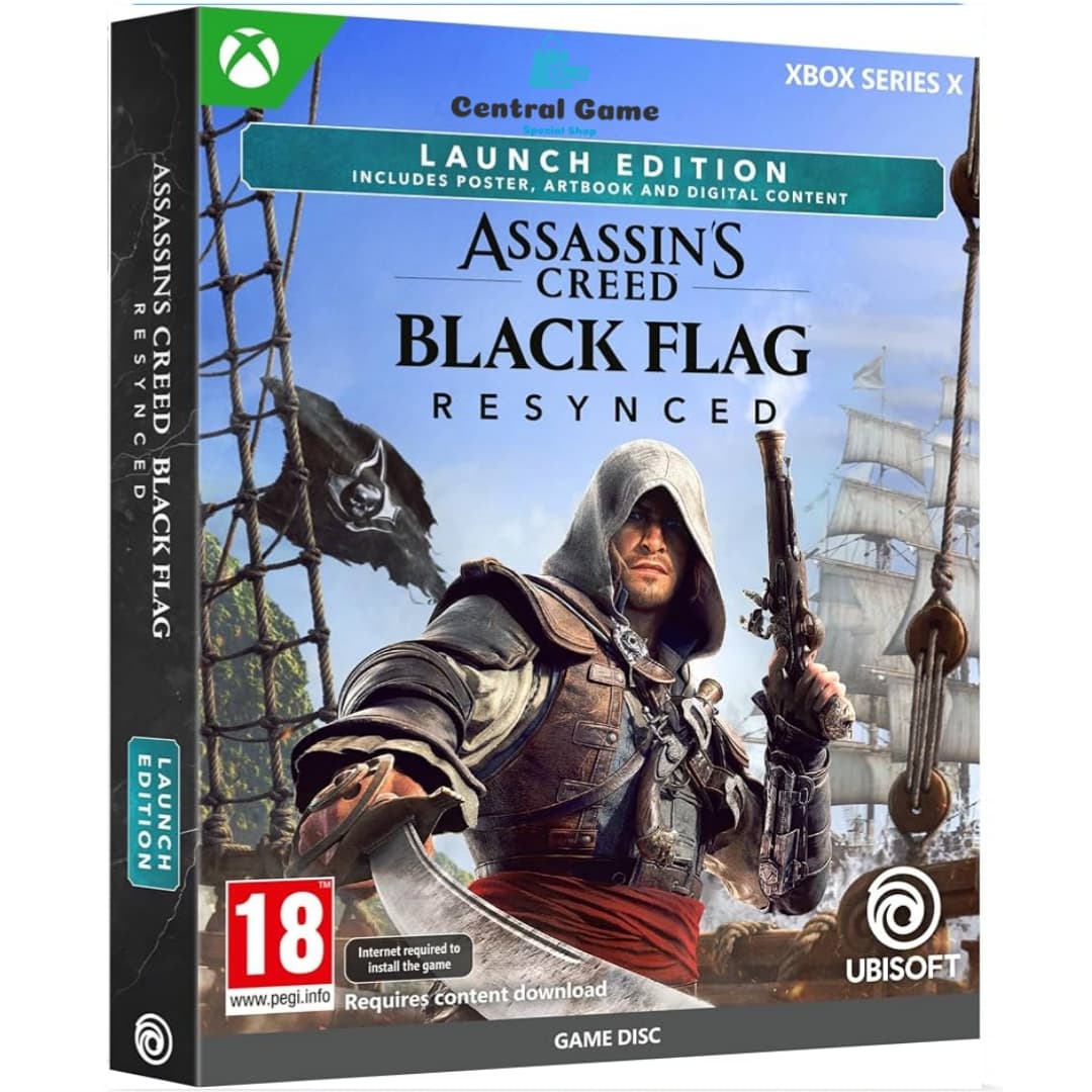 دیسک بازی Assassins Creed Black Flag Resynced Launch Edition Xbox Series X آکبند