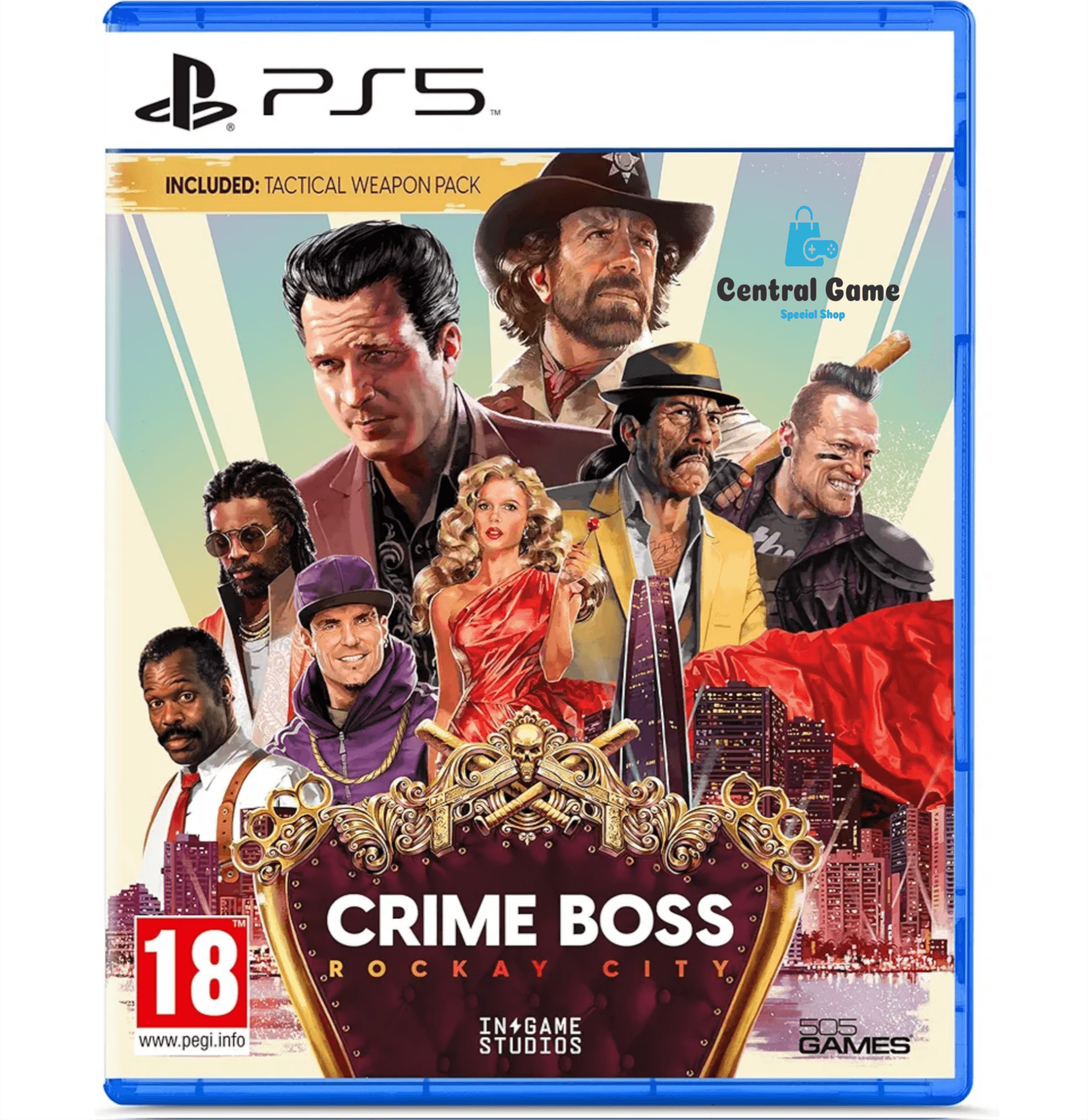 دیسک بازی Crime Boss Rockay City Ps5 آکبند