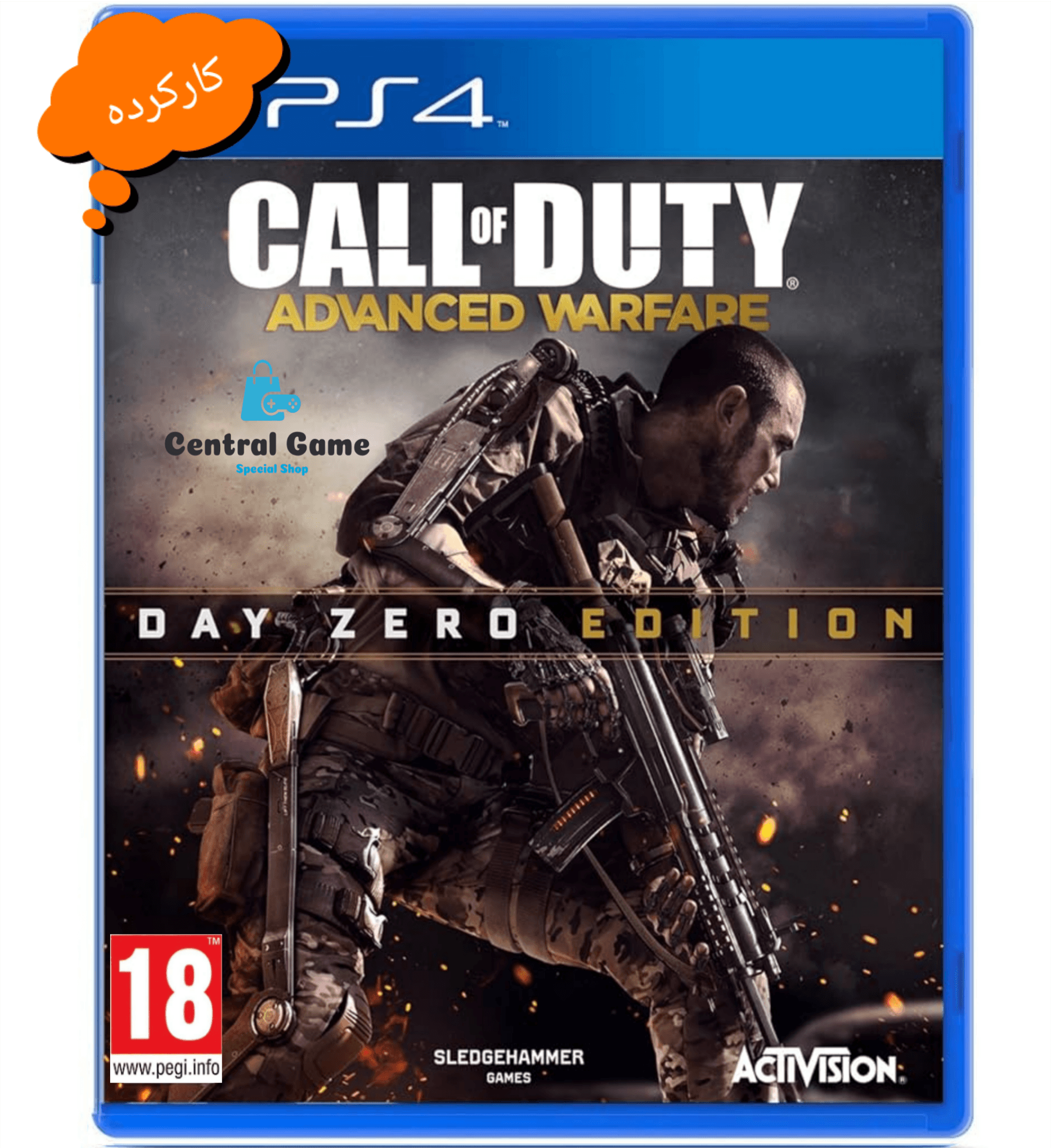دیسک بازی Call Of Duty Advanced Warfare Ps4 کارکرده