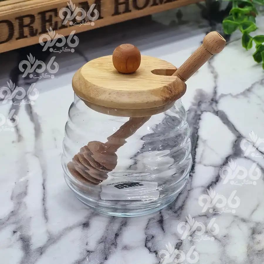 عسل خوری شیشه ای دنیز