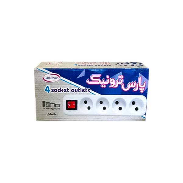 چهار خانه برق پارس ترونیک کابل 3 متر — تصویر ۲