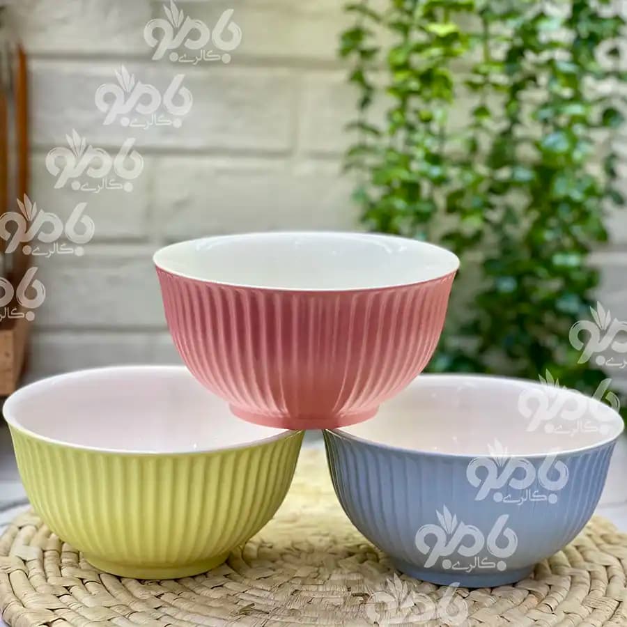 کاسه آبگوشت 3عددی گوزل رنگی