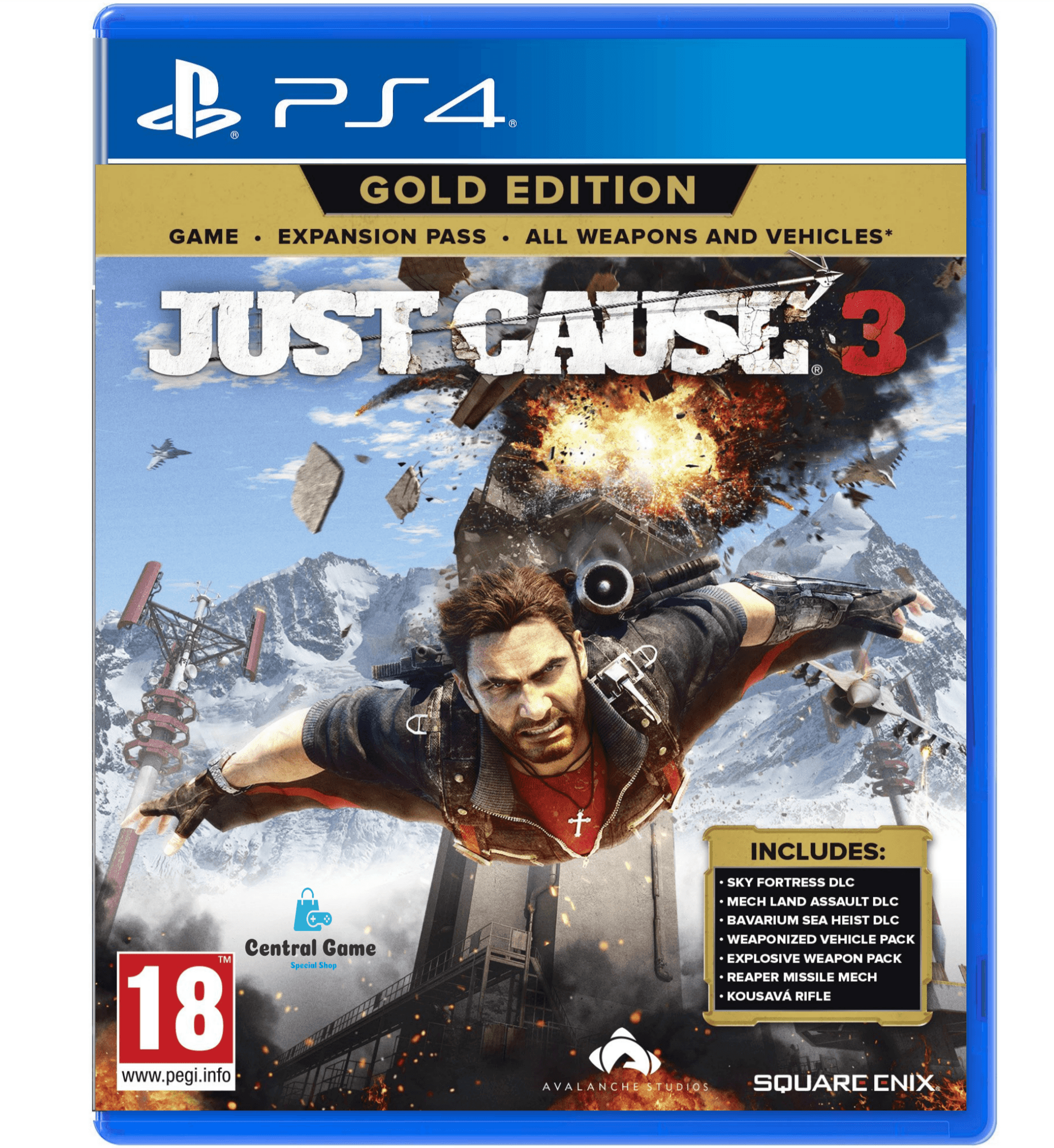 دیسک بازی Just Cause 3 Gold Edition Ps4 آکبند
