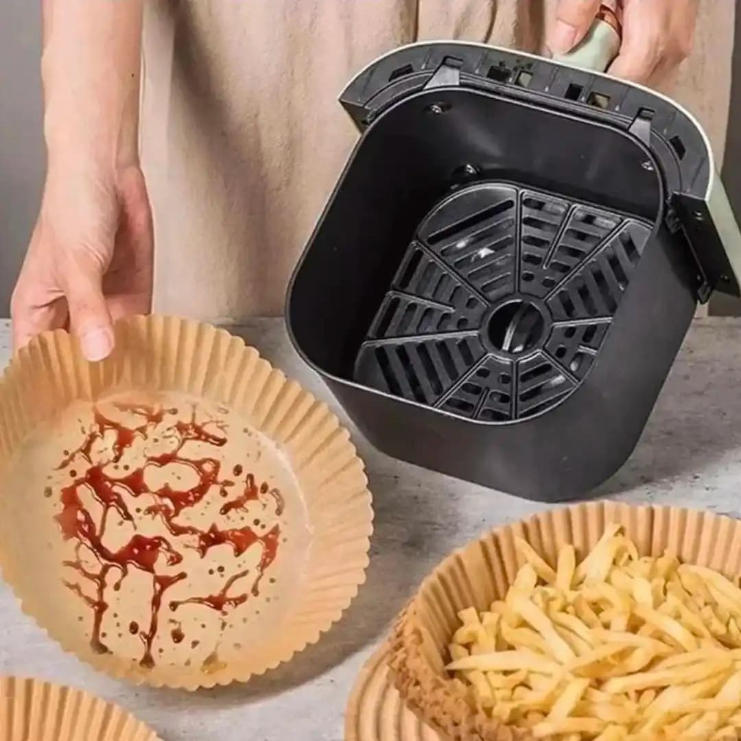 کاغذ روغن گیر سرخ کن وارداتی 100عددی گرد