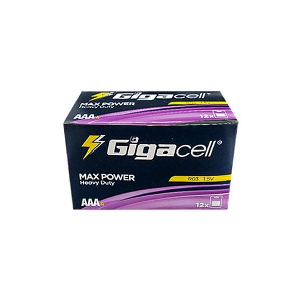 باتری نیم قلمی گیگاسل مدل MAX POWER بسته 4 عددی — تصویر ۲