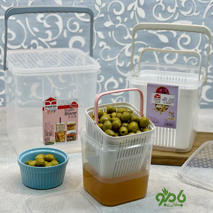 سبد نگهدارنده ترشی و پنیر مانیا