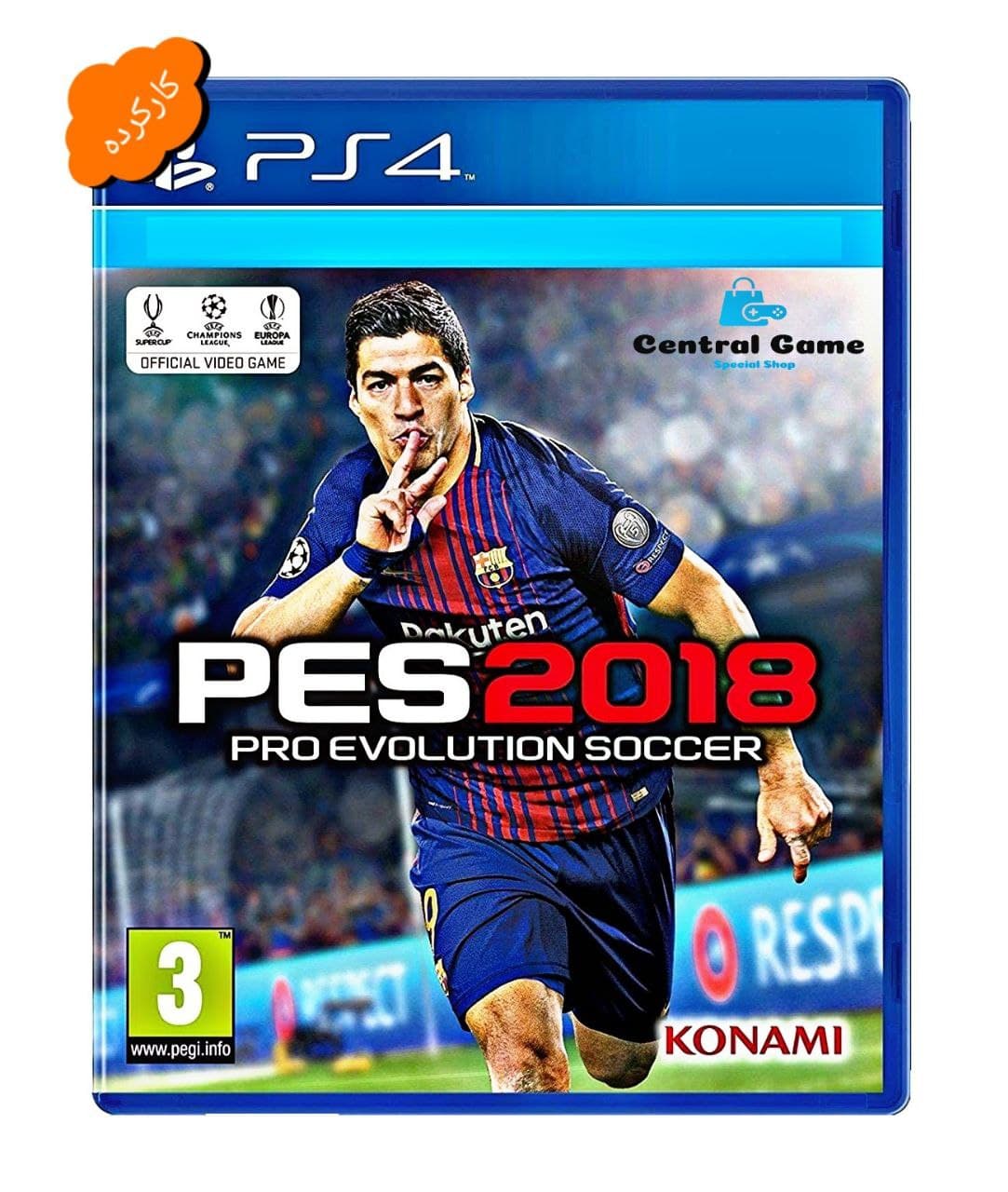 دیسک بازی Pes 2018 Ps4 کارکرده