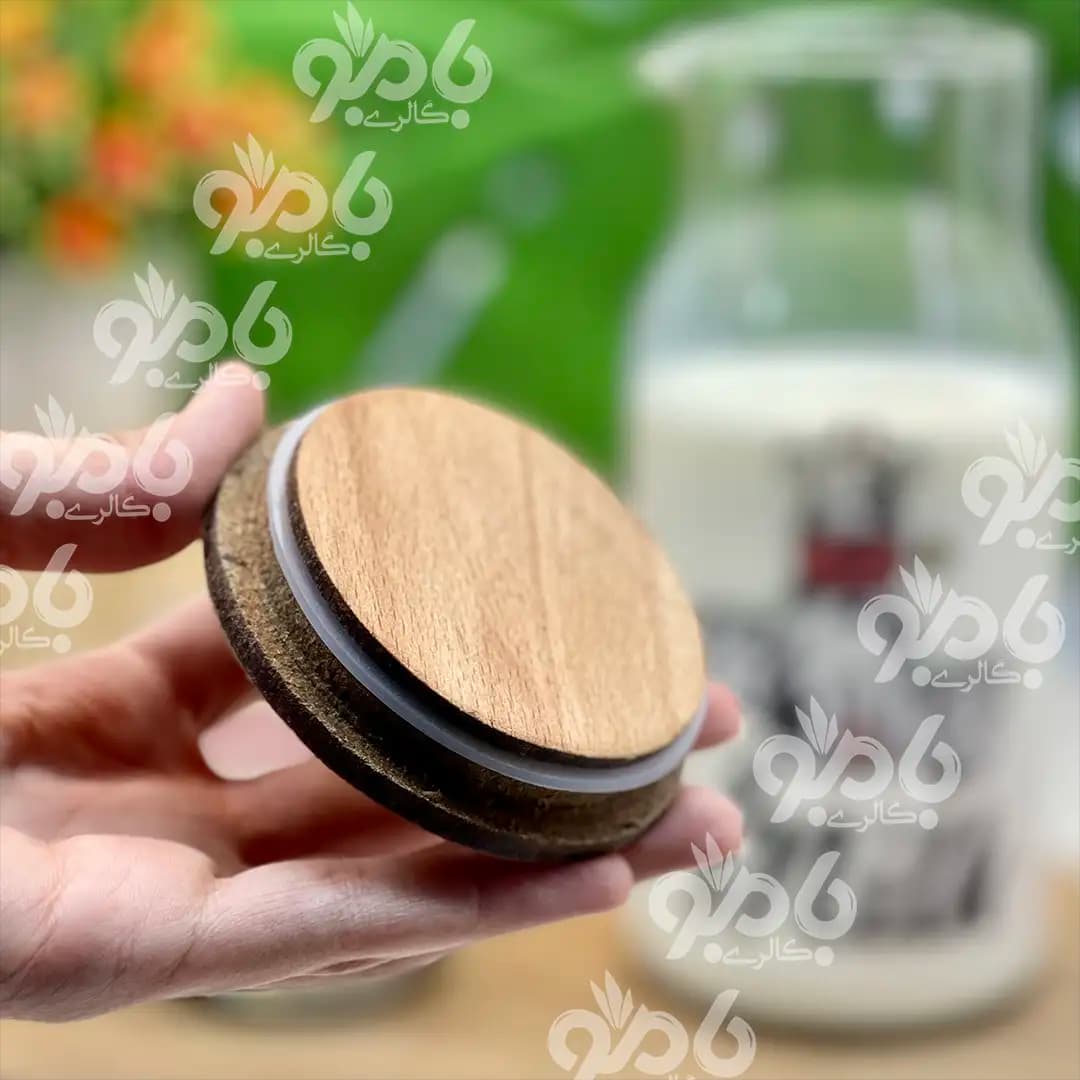 بطری شیر مایا درب چوبی — تصویر ۴