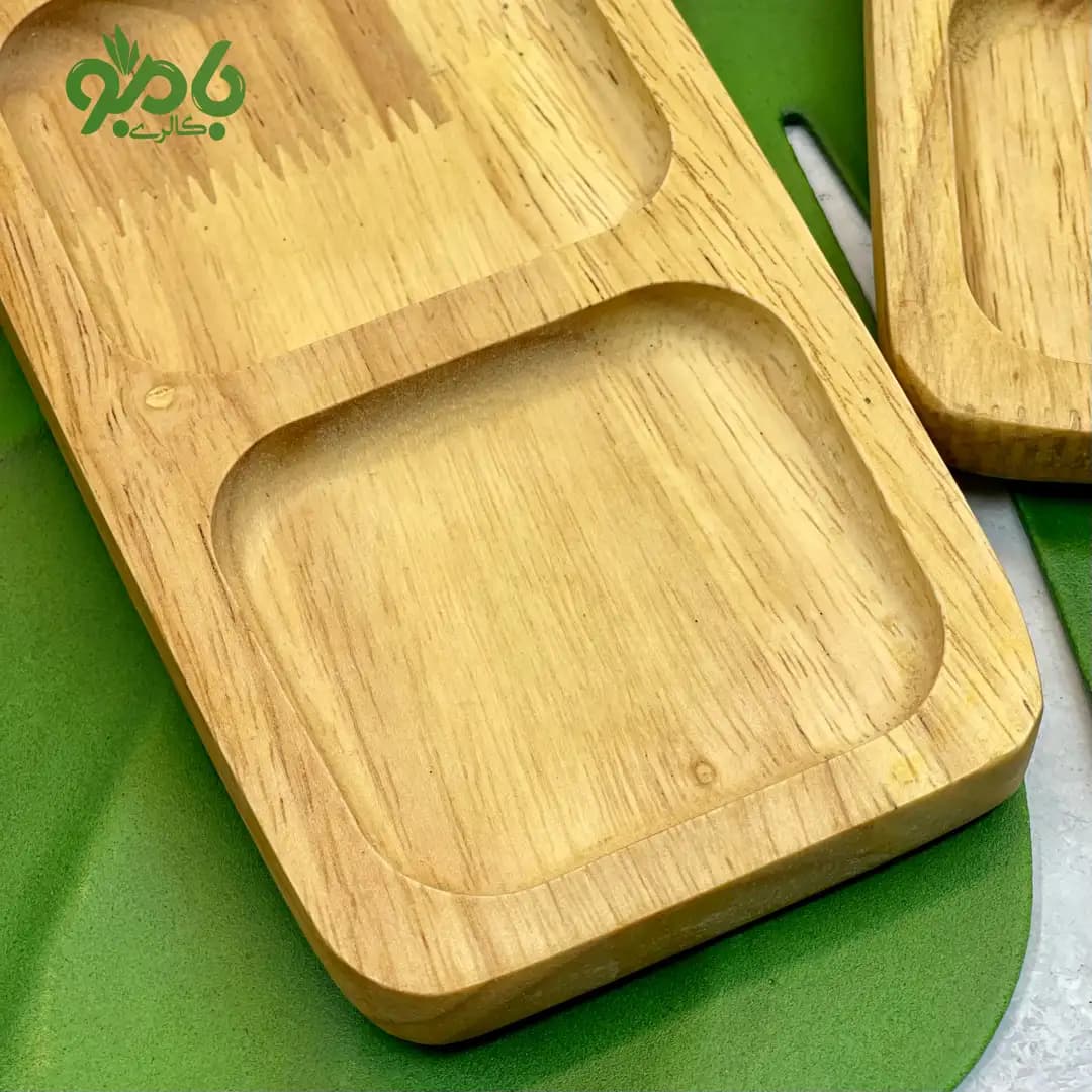 اردو خوری مستطیل چوبی — تصویر ۳