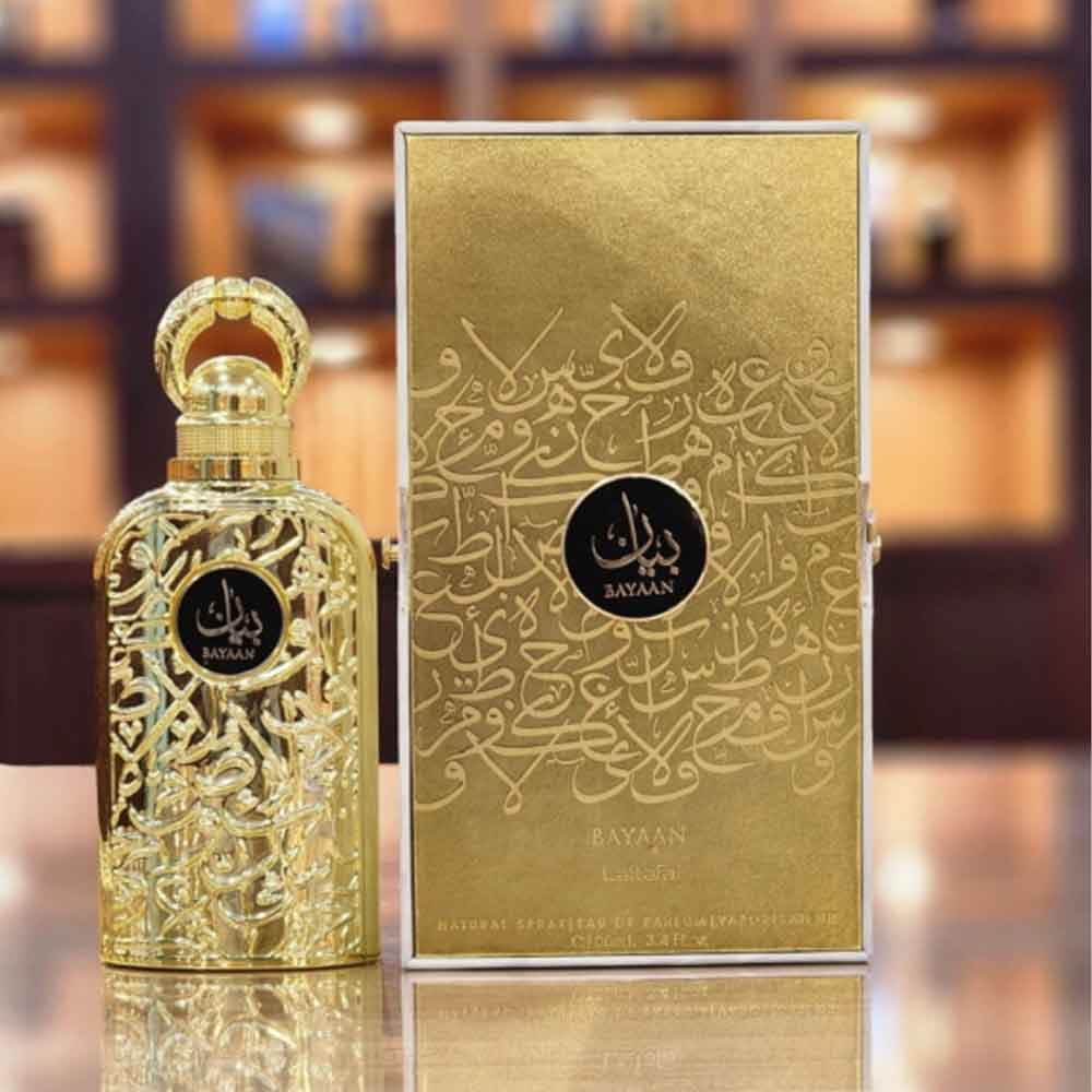 عطر ادکلن زنانه بیان اصلی و اورجینال لطافه LATTAFA BAYAAN حجم 100ml