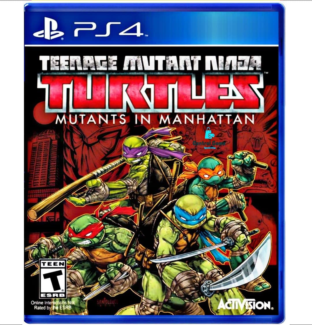 دیسک بازی Ninja Turtles Mutants in Manhattan ps4 آکبند ریجن آل