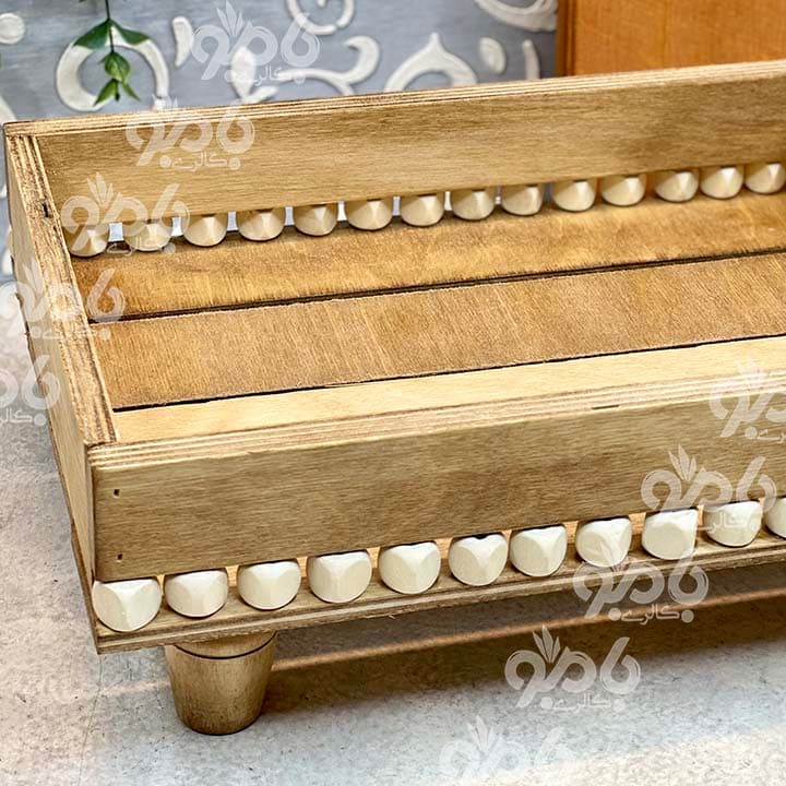 باکس چوبی رایزر مستطیل مهره مربع — تصویر ۳
