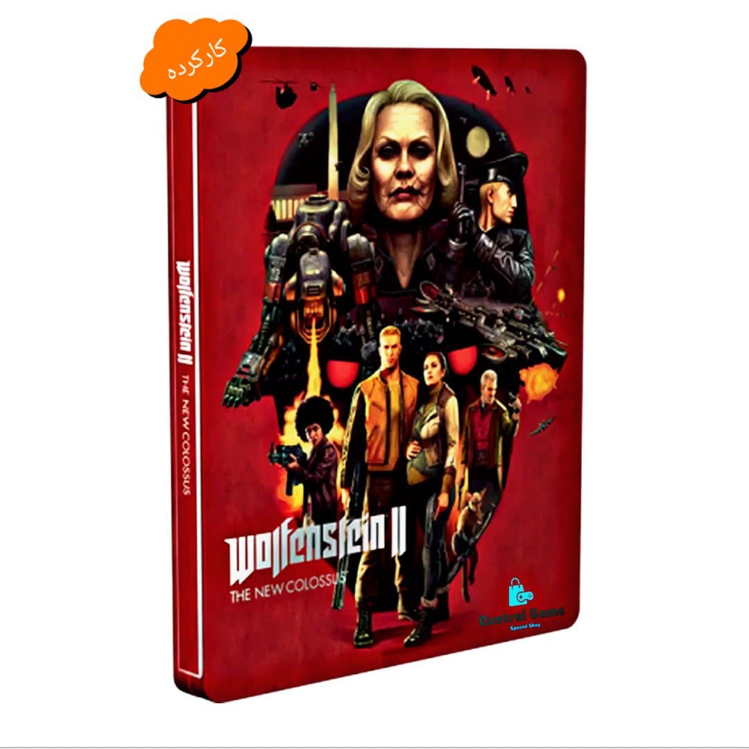 قاب Steelbook بازی Wolfenstein 2 The New Colossus کارکرده فاقد دیسک