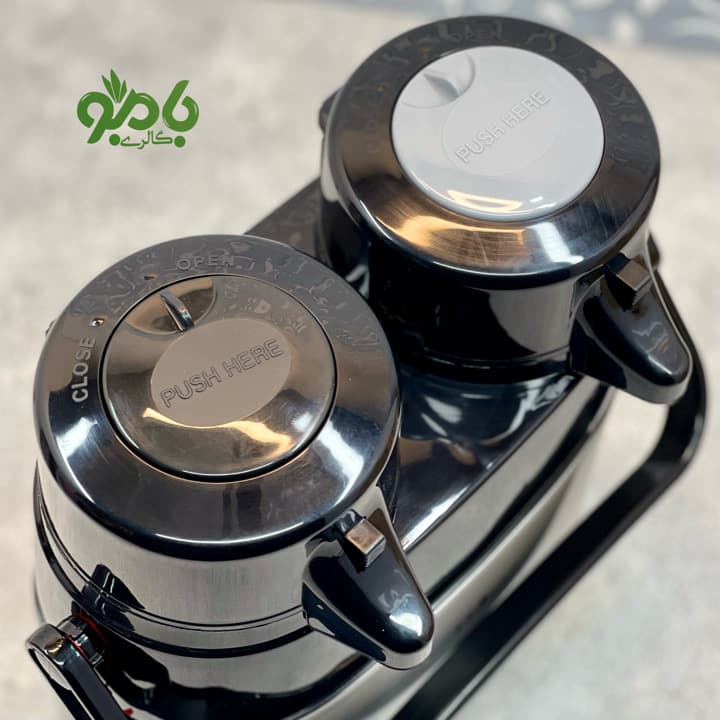 فلاسک یونیک 2قلو 2 لیتر شیشه دار 9040 — تصویر ۳