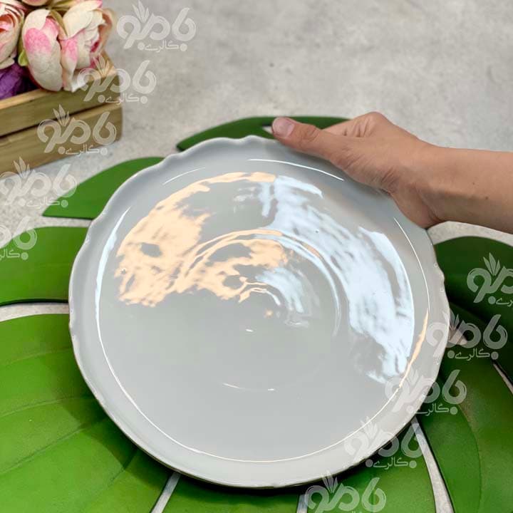 دیس چینی گرد موج کوچک