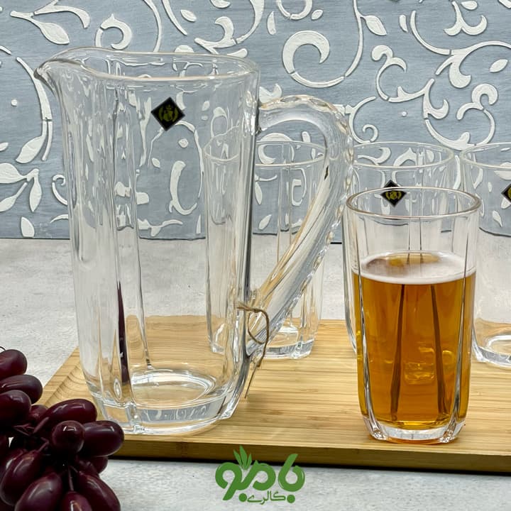 پارچ و لیوان شیشه ای سلتیک — تصویر ۲