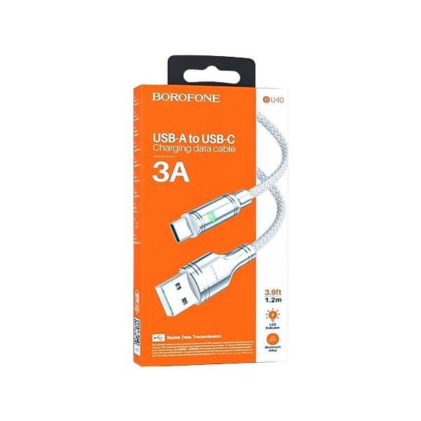 کابل USB به Type-C بروفون مدل BU40 طول 1.2 متر — تصویر ۲