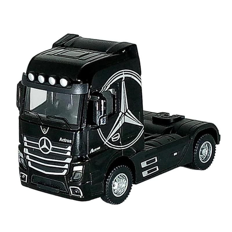 ماشین بازی ناب سل مدل تریلی بنز طرح Actros موزیکال عقب کش — تصویر ۵