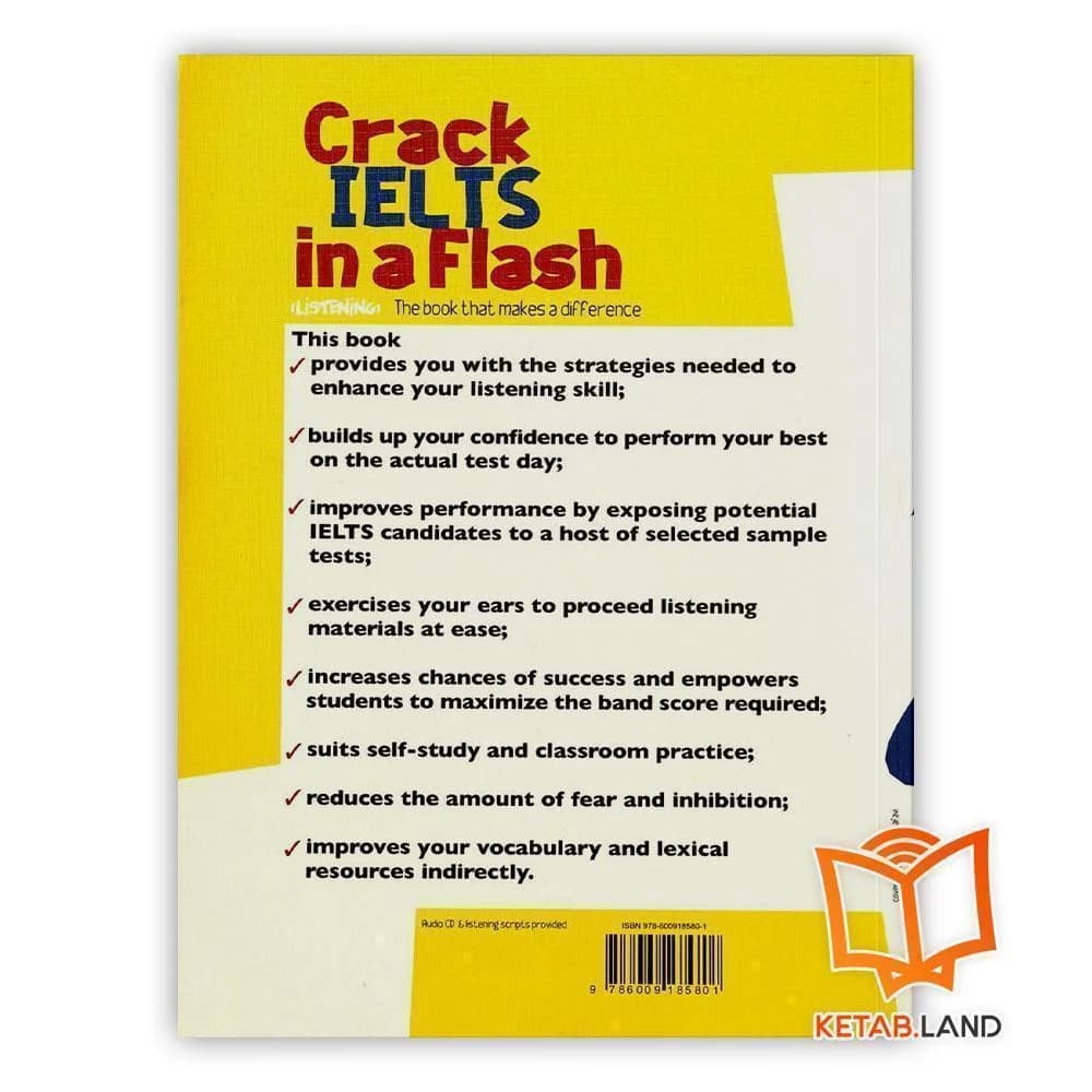 کتاب Crack IELTS in a Flash listening — تصویر ۳