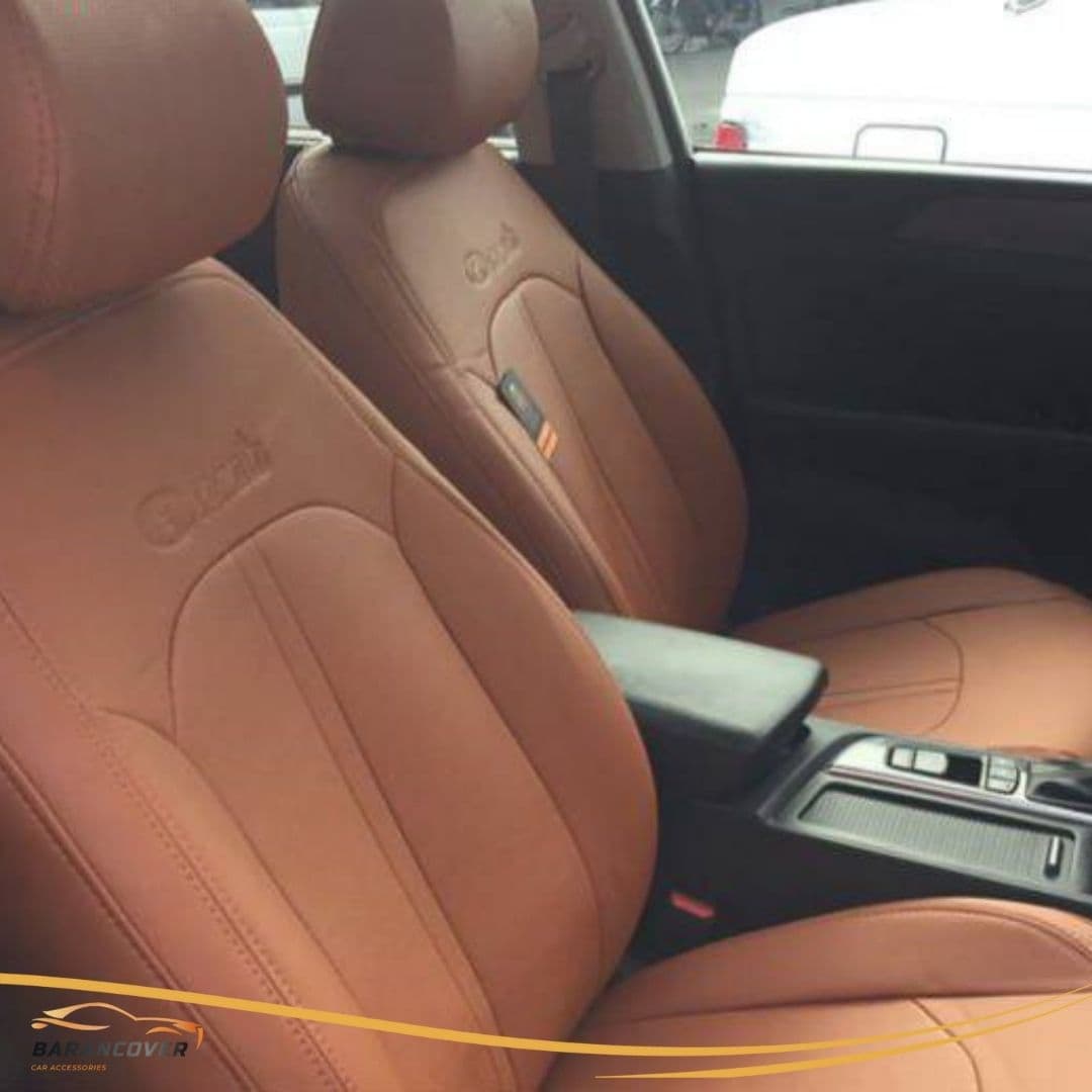 روکش صندلی هیوندای سوناتا ال اف Sonata LF چرم رنگ مارون — تصویر ۴