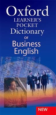 کتاب Oxford Learners Pocket Dictionary of Business English