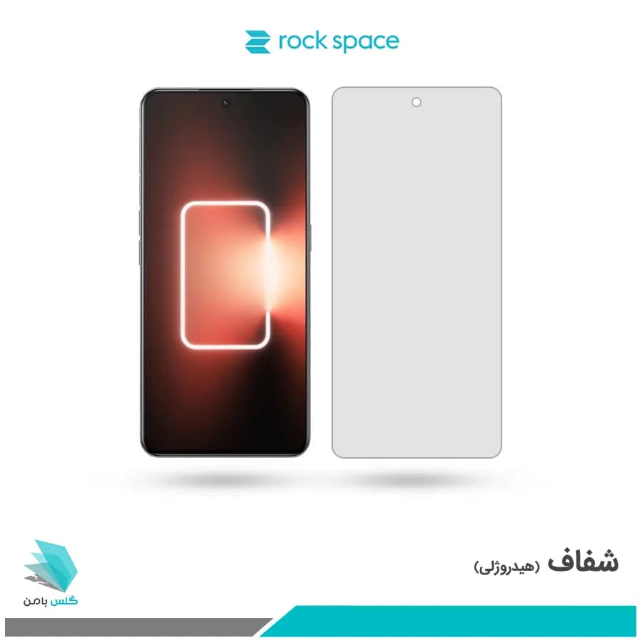 گلس ریلمی GT3 شفاف برند راک اسپیس