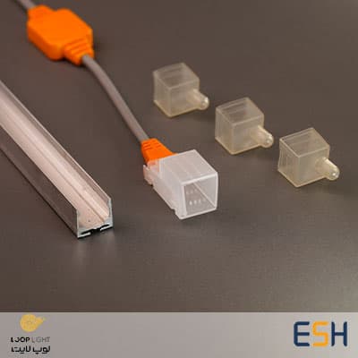 یکسوکننده ولتاژ نئون فلکس سیلیکونی 21×21 لوپ لایت — تصویر ۲