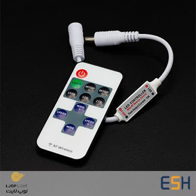 دیمر کنترلی 12 و 24 ولت 12 آمپر RF ریسه Low Line لوپ لایت — تصویر ۴