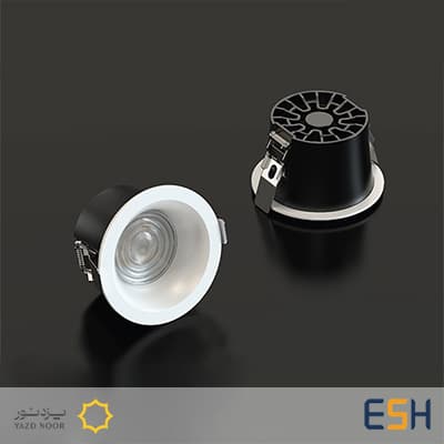 پنل سقفی 12 وات کورسا توکار SMD یزدنور — تصویر ۳